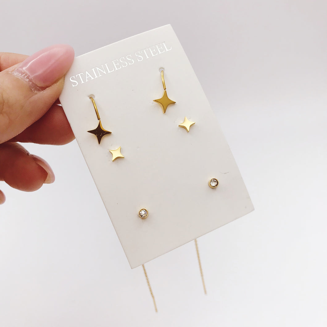 Set Aretes Destello