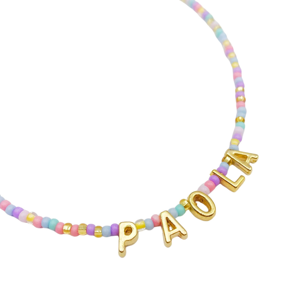 Collar Letras Mini - Cupcake
